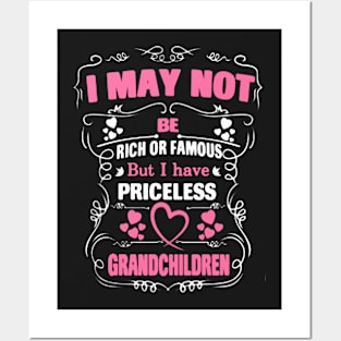 I may not grandchildren t-shirt Posters and Art